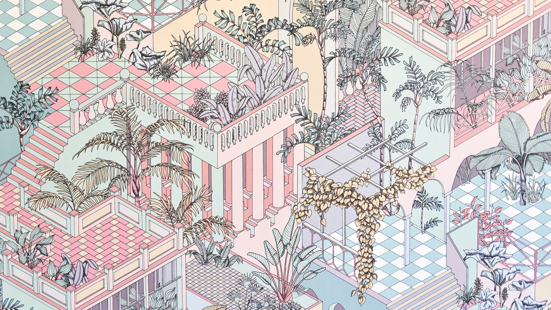 Haus Tapete